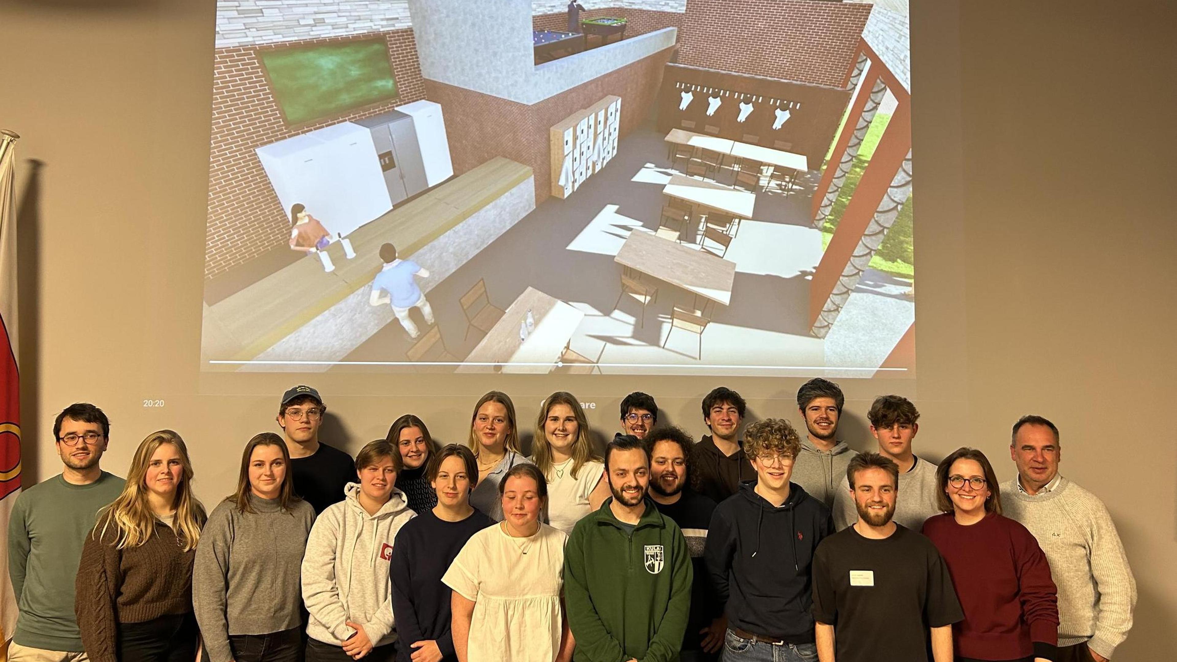 Jongeren uit Kuurne goten hun toekomstvisie van Jeugdhuis t Molentje in een VR voorstelling en een